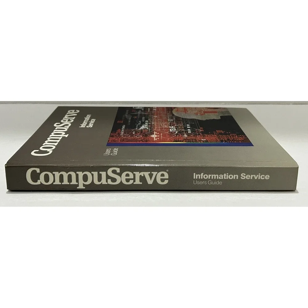 CompuServe Information Service User's Guide‎ Hard Cover 1985 Vintage RARE
